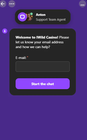 Servicio de asistencia y opciones de contacto para usuarios de iWild Casino